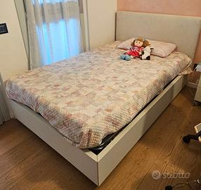 Letto contenitore una piazza e mezza Moretti Compa