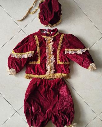 Costume Vestito Abito Carnevale Duca 6 mesi