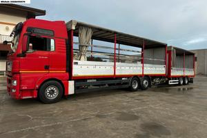 MAN TGX 26.480 CENTINATO 9,20 E RIMORCHIO BIGA