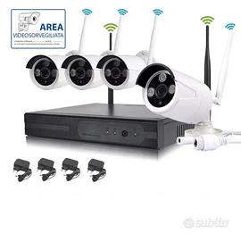 kit telecamere esterne + hard disk