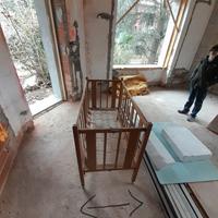 lettino in legno pieghevole