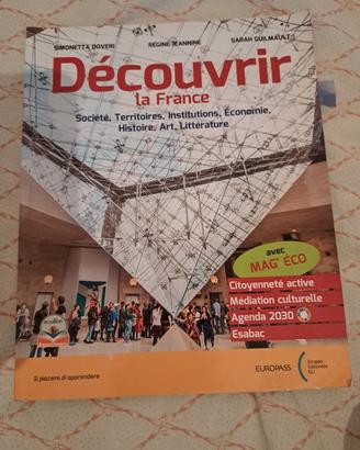 libro scolastico Découvrir la France