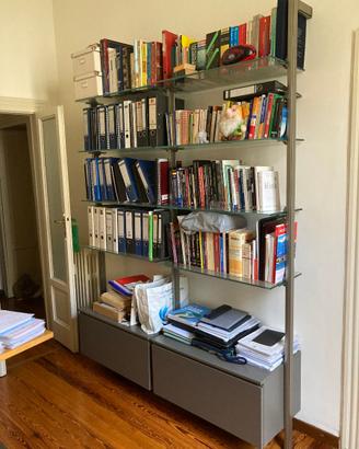 Libreria di design inspirata a Rimadesio