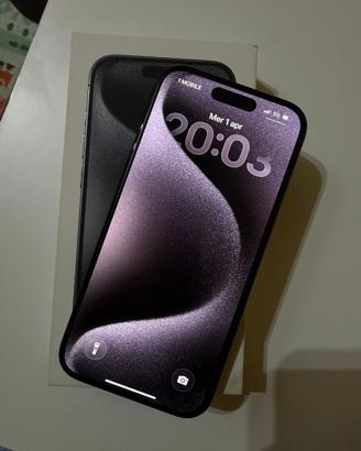 iPhone 15 Pro 256GB Nero in perfette condizioni