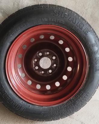 Ruotino Ruota di scorta Pirelli Fiat 4x98 da 13"