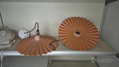 6 Lampadari Terra cotta