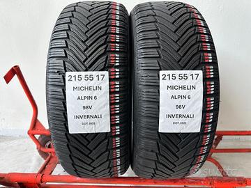 2 gomme 215 55 17 MICHELIN INVERNALI