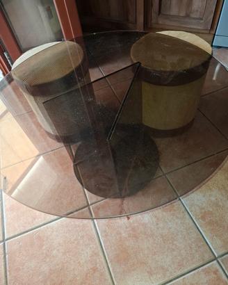 tavolo vintage con puffi
