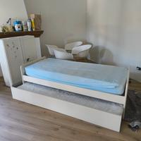 Letto a cassetto (singolo/doppio) + materassi 
