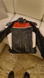 giubbotto in pelle sportivo estivo Dainese 52