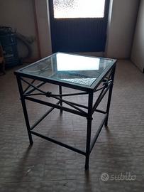 Tavolino in ferro battuto