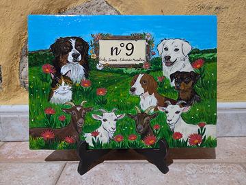 Piastrella Personalizzata Casa Numero Civico Via