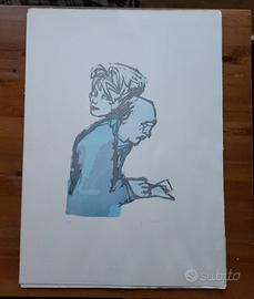 Xilografia Originale Mino Maccari