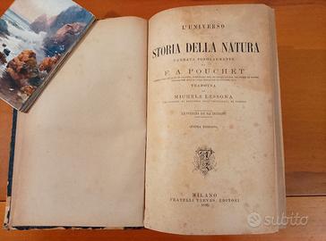 "Storia della natura" di Pouchet , edizione 1885