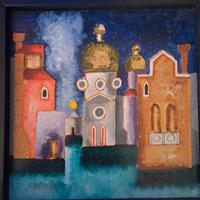 Elio De Pasco  Venezia coppia di dipinti