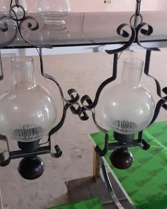 Lampade in ferro battuto