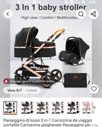 Passeggino per neonato