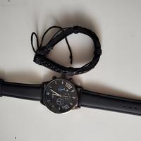 Orologio GENEVA uomo con bracciale in omaggio 