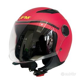 CASCO JFM BAMBINO ROSSO OPACO