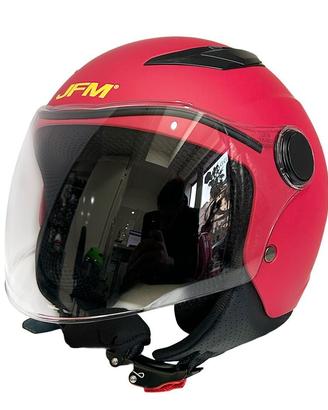 CASCO JFM BAMBINO ROSSO OPACO