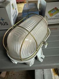 80 luci plafoniere ovali per esterno