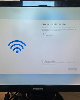 Monitor Philips 226V4L 22" – DVI e VGA con cavo