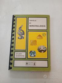 Tavole di mineralogia libro vintage 