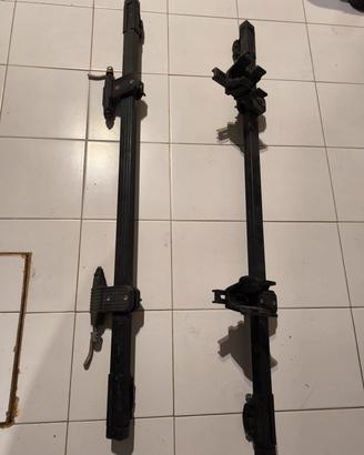 barre portatutto + 2 portabici 