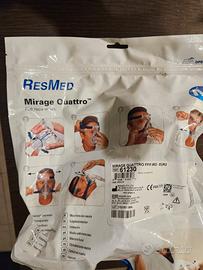 Maschera cpap Resmed Mirage 4 taglia M + omaggio