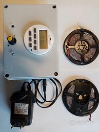 Kit timer programmabile con alba giorno tramonto