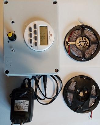 Kit timer programmabile con alba giorno tramonto