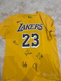 Maglia leBron autografata sinner alcaraz
