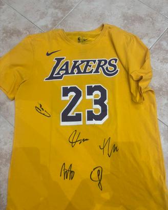 Maglia leBron autografata sinner alcaraz