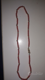 Collana in corallo e oro