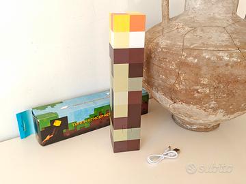 Luce LED torcia Minecraft