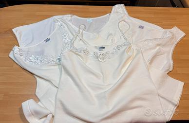 4 Maglie intime con pizzi