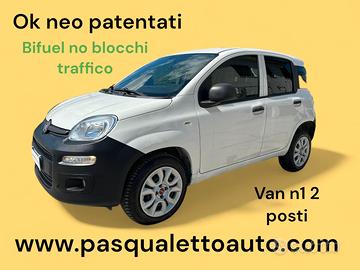 Fiat panda van bifuel metano benzina