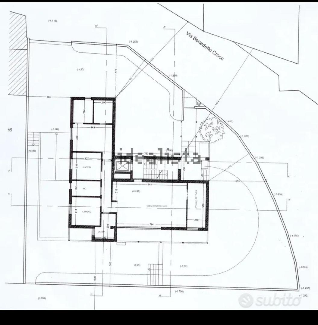 Terreno con Fabbricato residenziale bifamiliare - Vista 2