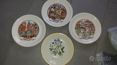 Piatti ceramica da muro assortiti