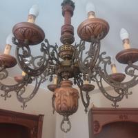 Lampadario Vintage Stile Candelabro