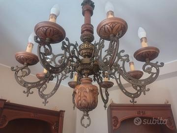 Lampadario Vintage Stile Candelabro