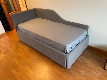 Divano letto con altro letto estraibile