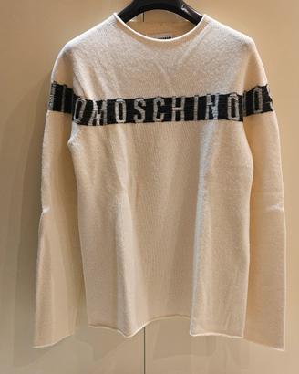 Maglione girocollo lana  Moschino Couture uomo S46