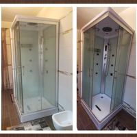 Box doccia 90x90 con idromassaggio