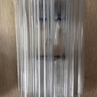 coppia di applique (lampade da parete) in vetro