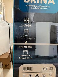 Raffrescatore, umidificatore e filttaggio area