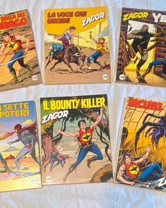 Set fumetti Zagor anno 1988