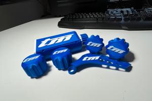 Pezzi moto realizzati in 3d