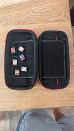 Custodia + Giochi + Console Switch 
