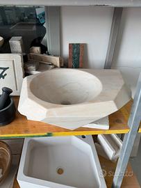 Lavello in marmo rosa portogallo